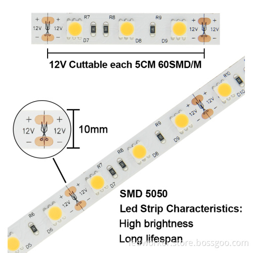 50 Meter Monochrome Warm White LED Strip Light